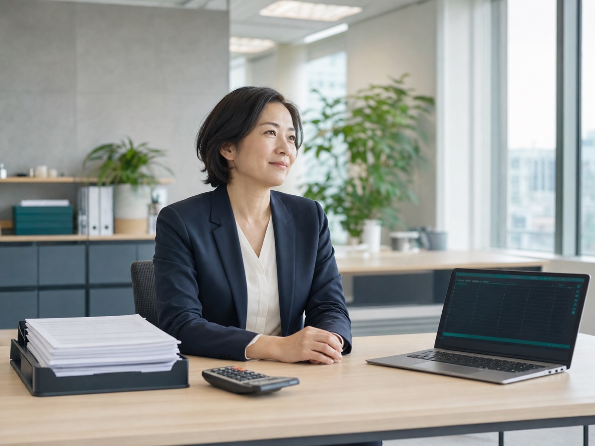 Codexで請求書の整理と月次集計を行う経理担当者